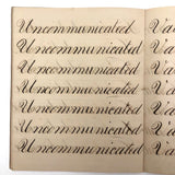 Charles Goodrich's Stellar 1862 Penmanship Practice Notebook