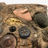 Memory Ware Jug with  Pair of Tintype Portraits, c. Early 20th century
