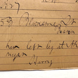 Clara Broke Her Left Leg at the Rink Saturday Night, 1884 Western Union Telegram