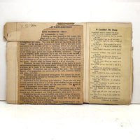 Clara Broke Her Left Leg at the Rink Saturday Night, 1884 Western Union Telegram