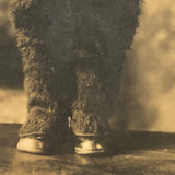 Ernest Dudirian, Four Years Old, in Furry Outfit, Old RPPC