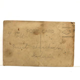 Ernest Dudirian, Four Years Old, in Furry Outfit, Old RPPC