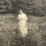 On the Dark Side of the  Meadow, Evocative Earlyish 20th Century Snapshot