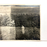 On the Dark Side of the  Meadow, Evocative Earlyish 20th Century Snapshot