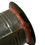 Late 18th/Early 19th Century Tin Pounce Pot with Star Shaped Holes and Traces of Red Paint
