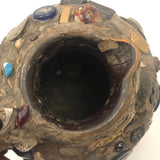 Memory Ware Jug with  Pair of Tintype Portraits, c. Early 20th century