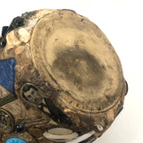 Memory Ware Jug with  Pair of Tintype Portraits, c. Early 20th century