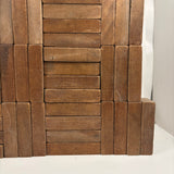 SOLD Beautiful, Large 19th Century Handmade Wooden Blocks Set in Original Crate