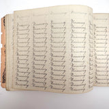 Valentine, Vermilion, Yearning, Yawning--John Brenneman's Very Nice 1874 Penmanship Notebook