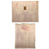 1882-83 Star School Student Grades and Rankings—Pair of Very Early Mimeographs with Mounted Photo