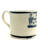 SOLD For Improvement at School, Perfectly Imperfect C. 1820s Pearlware Child's Merit Mug