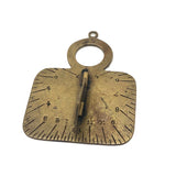 Lovely 19th C. Brass Pocket Sun Dial (Perfect Pendant)