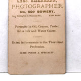 "Circasian Beauty" of the Bowery, Charles Eisenmann c. 1880s Carte de Visite