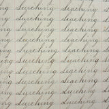 Valentine, Vermilion, Yearning, Yawning--John Brenneman's Very Nice 1874 Penmanship Notebook