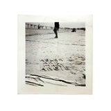 Helen, Ann, Mary, Angie, Spelled in the Sand, Great Little c. 1940s-50s Glossy Velox Snapshot