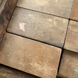 SOLD Beautiful, Large 19th Century Handmade Wooden Blocks Set in Original Crate