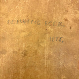 Treasure Trove of a 1879-80 Monticello, Iowa Drawing and Watercolor Book, with Loose Drawings Too