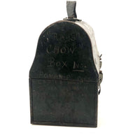 Ray's Funny "Chow Box", c. 1930s-40s with Lunch Related Jokes Scratched In All Over
