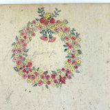 Treasure Trove of a 1879-80 Monticello, Iowa Drawing and Watercolor Book, with Loose Drawings Too