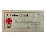 1912 Albastine Color Chart with Eight Pages of Samples