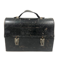 Ray's Funny "Chow Box", c. 1930s-40s with Lunch Related Jokes Scratched In All Over