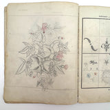 Treasure Trove of a 1879-80 Monticello, Iowa Drawing and Watercolor Book, with Loose Drawings Too