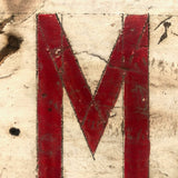 No Dumping, Satisfying and Useful Old Red on White Hand-painted Sign on Wood