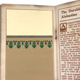 1912 Albastine Color Chart with Eight Pages of Samples