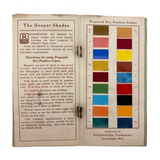 1912 Albastine Color Chart with Eight Pages of Samples