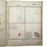 Treasure Trove of a 1879-80 Monticello, Iowa Drawing and Watercolor Book, with Loose Drawings Too