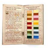 1912 Albastine Color Chart with Eight Pages of Samples