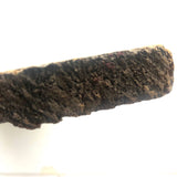 No Dumping, Satisfying and Useful Old Red on White Hand-painted Sign on Wood