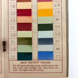 1912 Albastine Color Chart with Eight Pages of Samples