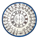 Dinner at Noon, To Bed at Six, 1880s Lazarus Straus & Sons Transferware Child's Plate with Alphabet and Clock