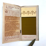 1912 Albastine Color Chart with Eight Pages of Samples