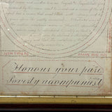 Viva La Plume! Rhoda Goodrich's Early 19th Century Red and Black Ink Penmanship Sampler