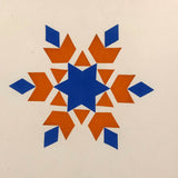 Antique Kindergarten Double Sided Paper Cuts, SET SIX, Sold Individually