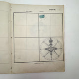 Treasure Trove of a 1879-80 Monticello, Iowa Drawing and Watercolor Book, with Loose Drawings Too