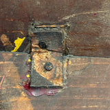 Once a Shelf? Evocative Antique Carved, Hinged Wooden Chicken