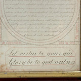 Viva La Plume! Rhoda Goodrich's Early 19th Century Red and Black Ink Penmanship Sampler
