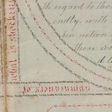 Viva La Plume! Rhoda Goodrich's Early 19th Century Red and Black Ink Penmanship Sampler