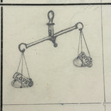 Treasure Trove of a 1879-80 Monticello, Iowa Drawing and Watercolor Book, with Loose Drawings Too