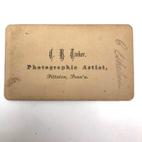 Hand-tinted CDV Photo of Young Odd Fellow/Mason with Sword (and Semi Veiled Chair!)