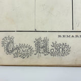 Treasure Trove of a 1879-80 Monticello, Iowa Drawing and Watercolor Book, with Loose Drawings Too