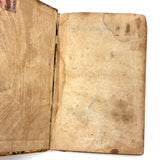 Book As Object, Mid 1800s PA German Catechism with Best Hand Blocked Paper Covers