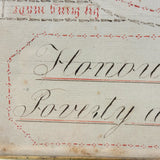 Viva La Plume! Rhoda Goodrich's Early 19th Century Red and Black Ink Penmanship Sampler