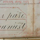 Viva La Plume! Rhoda Goodrich's Early 19th Century Red and Black Ink Penmanship Sampler