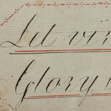 Viva La Plume! Rhoda Goodrich's Early 19th Century Red and Black Ink Penmanship Sampler