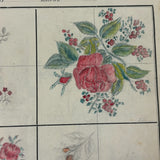 Treasure Trove of a 1879-80 Monticello, Iowa Drawing and Watercolor Book, with Loose Drawings Too