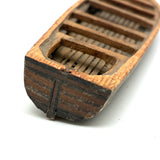 Very Sweet Old Handmade Wooden Model Dinghy
